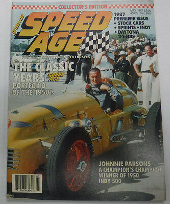Speed Age Magazine The Classic Years 1987 Premiere Issue May 1987 081315R2