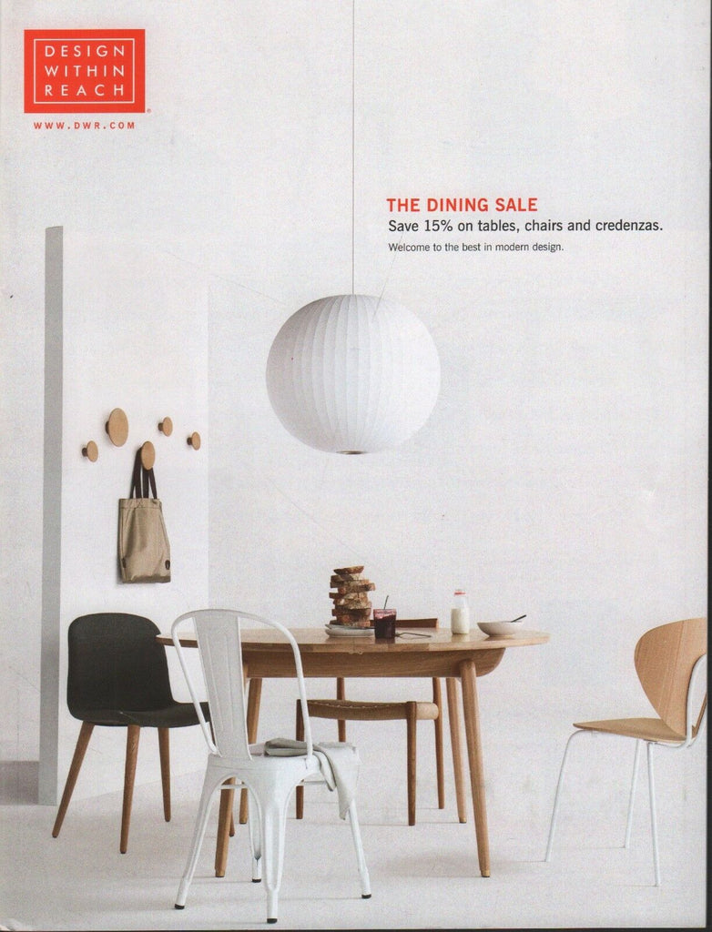 Design Within Reach Catalog September 2014 The Dining Sale 070918DBE