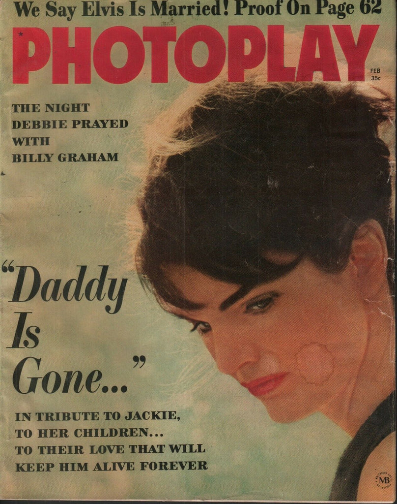 Photoplay February 1964 Jackie John F Kennedy Elvis Presley 062019AME2