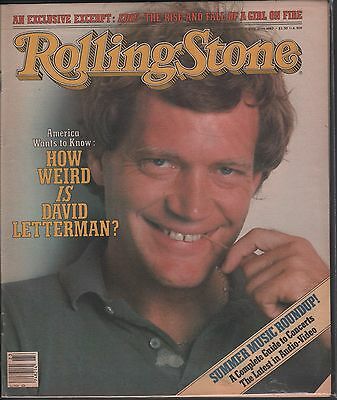 Rolling Stone June 10 1982 David Letterman EX 121715DBE2