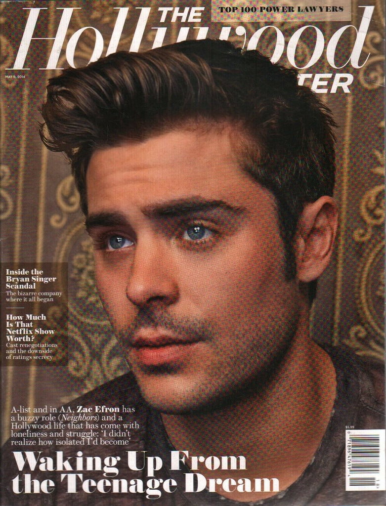 The Hollywood Reporter May 9 2014 Zac Efron Bryan Singer 030920AME
