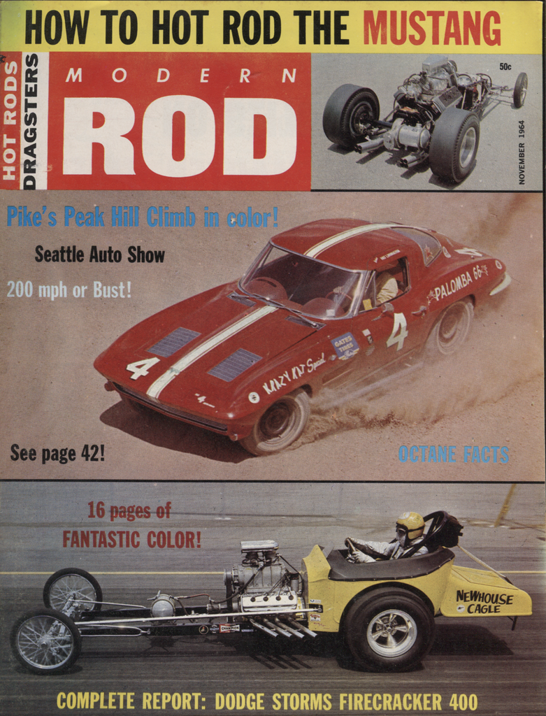 Modern Rod November 1964 Pikes Peak Newhouse Cagle Dodge Storms 051220DBE