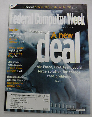 Federal Computer Week Magazine Air Force GSA Team November 2002 071415R