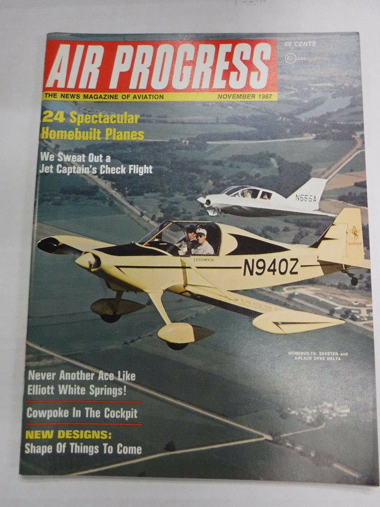 Air Progress Magazine Elliot White Spring November 1967 121416R