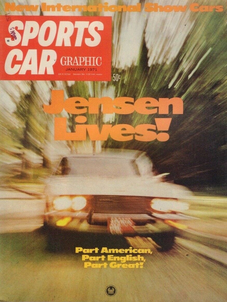 Sports Car Graphic January 1971 Jensen Interceptor 2 David Hobbs 122118DBE