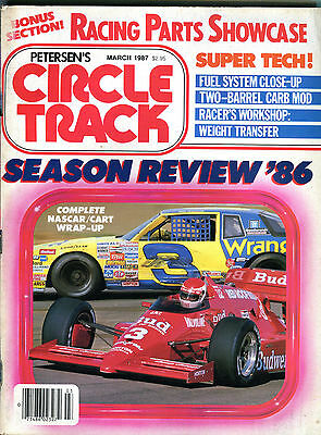 Petersen's Circle Track Magazine March 1987 Season Review '86 EX 020416jhe