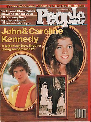 People Weekly November 30 1981 John & Caroline Kennedy VG 012716DBE