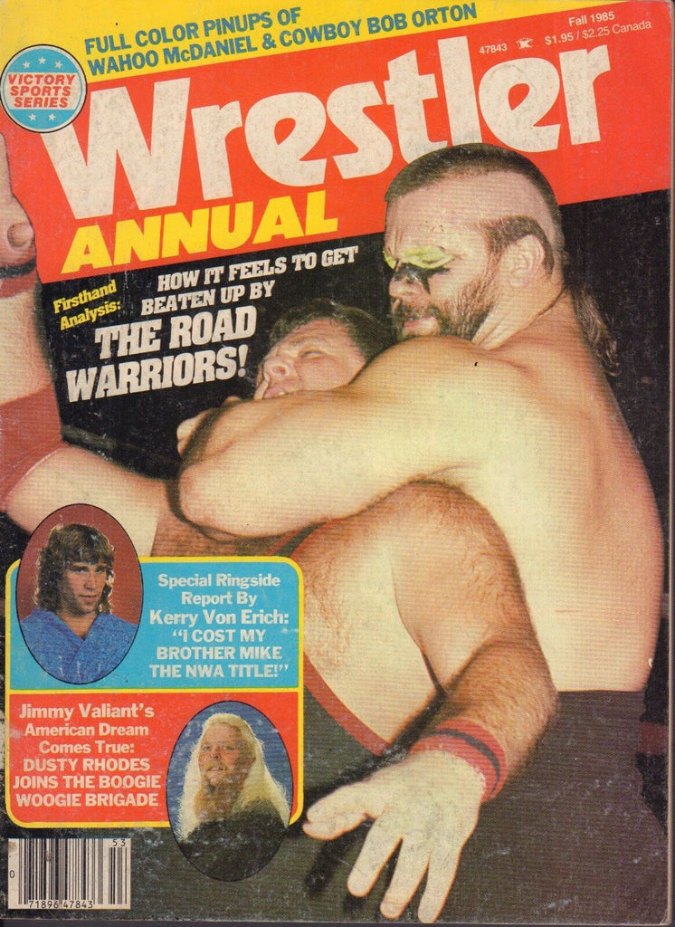 Wrestler Annual Fall 1985 Kerry Von Erich, The Road Warriors 030117nonDBE