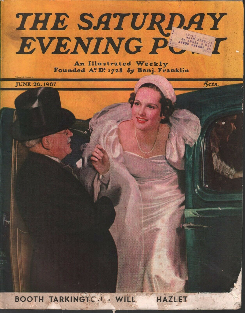 Saturday Evening Post Magazine June 26 1937 Booth Tarkington 081020ame3