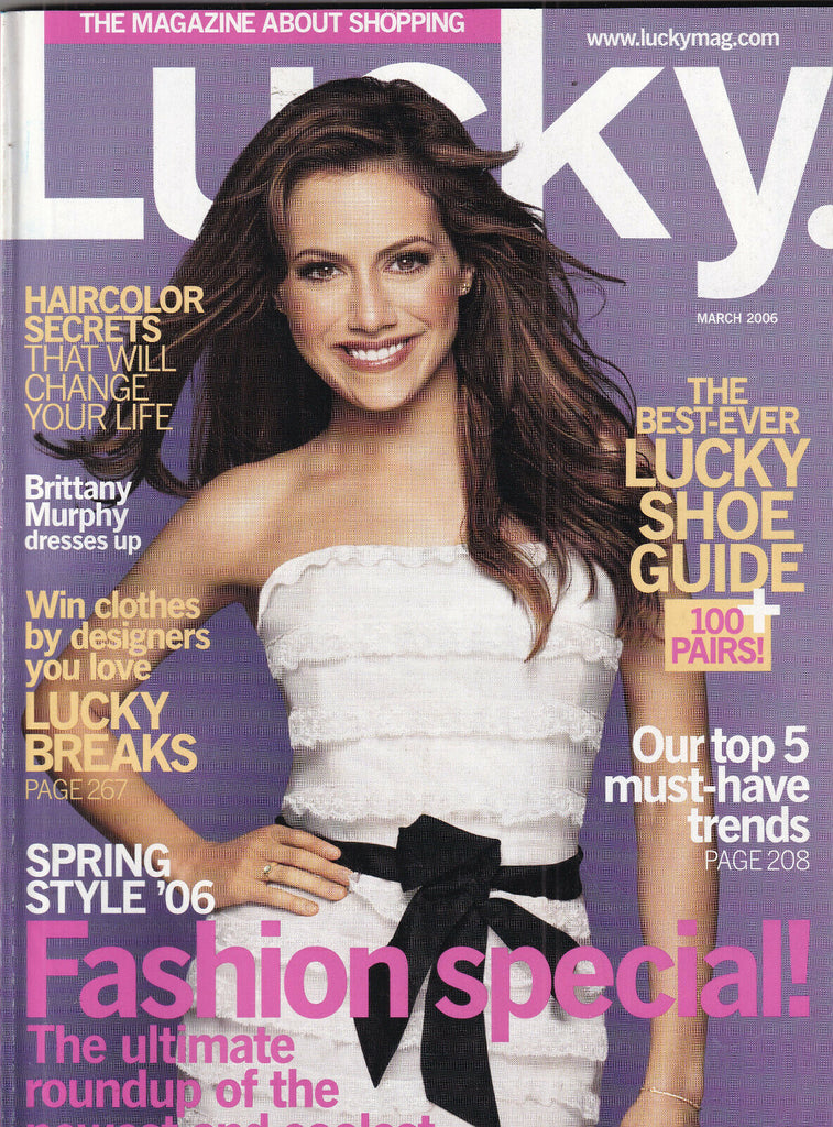 Lucky Mag Brittany Murphy Lucky Shoe Guide March 2006 101619nonr