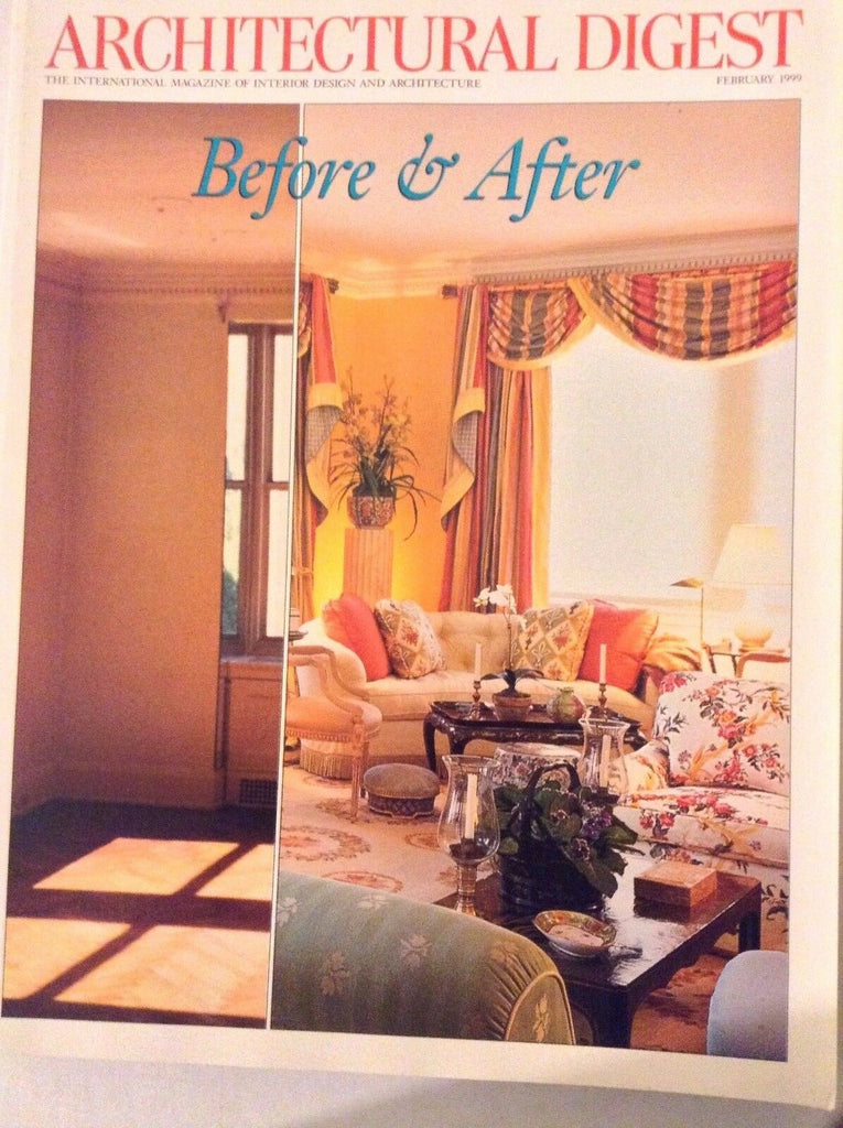 Architectural Digest Magazine Before & After Issue February 1999 090517nonrh