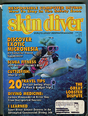 Skin Diver Magazine June 1992 Exotic Micronesia EX 081516jhe