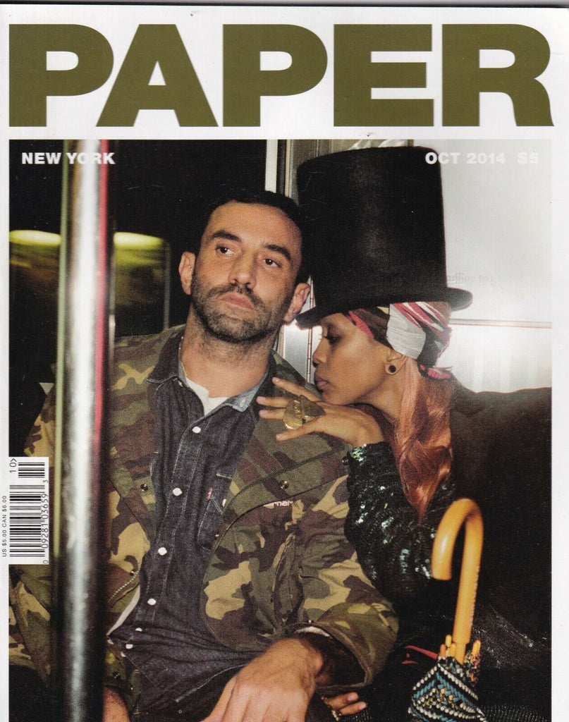 Paper Magazine Riccardo Tisci Erykah Badu October 2014 070819nonr