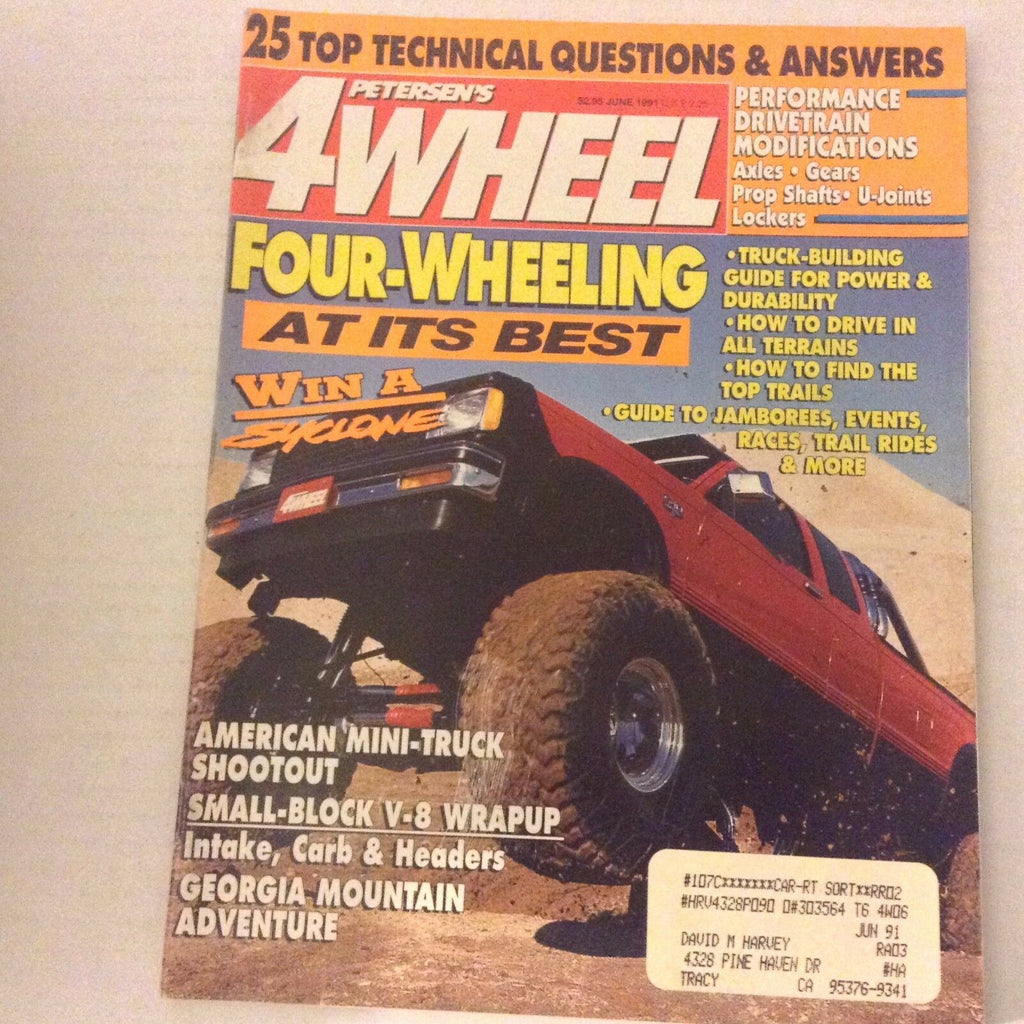 4 Wheel & Off Road Magazine Truck Building Guide June 1991 060217nonrh