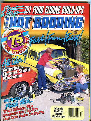 Popular Hot Rodding Magazine May 1990 75 Tech Tips EX 021516jhe