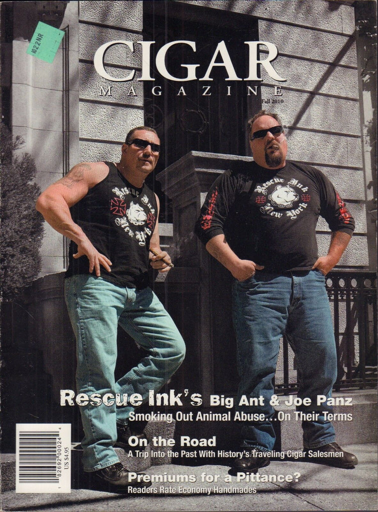Cigar Magazine Fall 2010 Big Ant Joe Panz Rescue Ink Vg 010317DBE