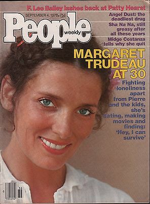 People Weekly September 4 1978 Margaret Trudeau, F. Lee Bailey VG 020116DBE