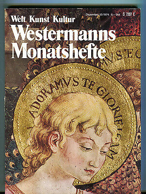 Westermanns Monatshefte German Magazine December 12 1974 EX 071516jhe