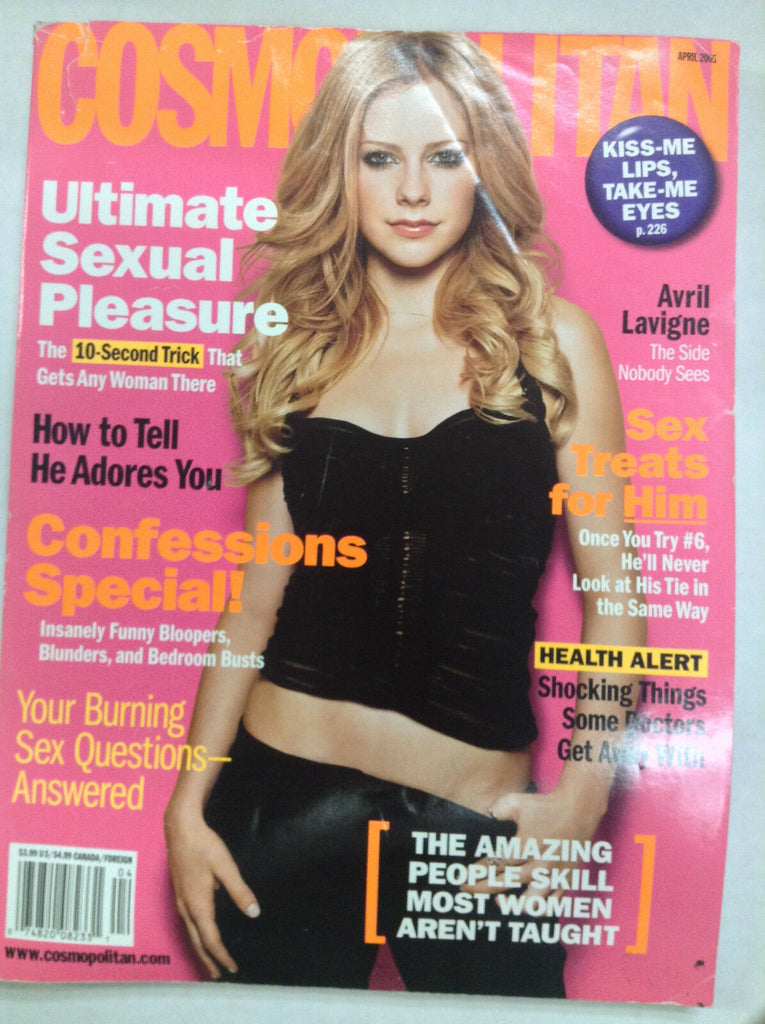 Cosmopolitan Magazine Avril Lavigne April 2005 052217nonr