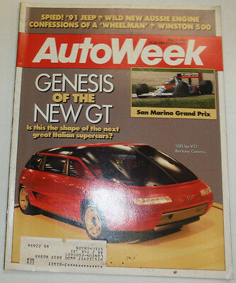 Autoweek Magazine Genesis Of The New GT May 1988 122314R2
