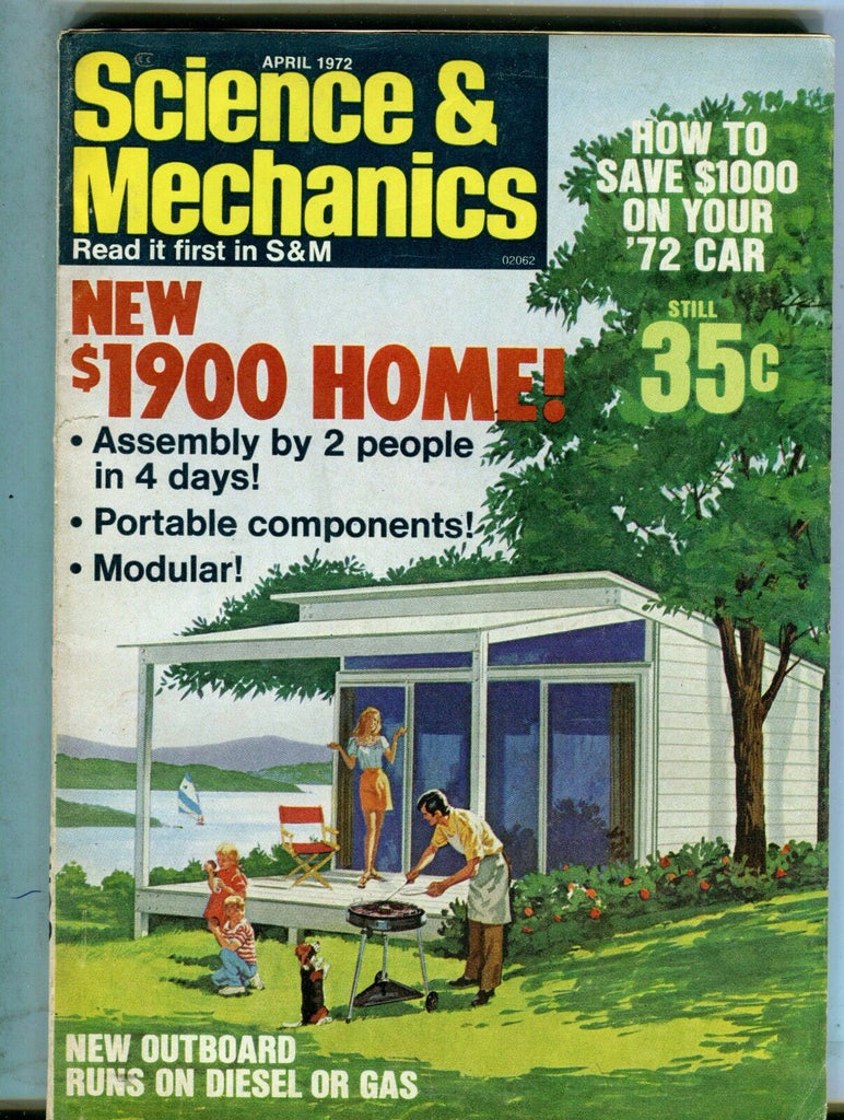 Science & Mechanics Magazine April 1972 New $1900 Home 062617nonjhe