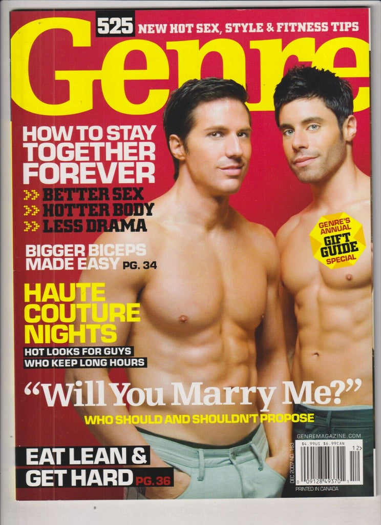 Genre Gay Fashion Mag Annual Gift Guide Special December 2007 031120nonr