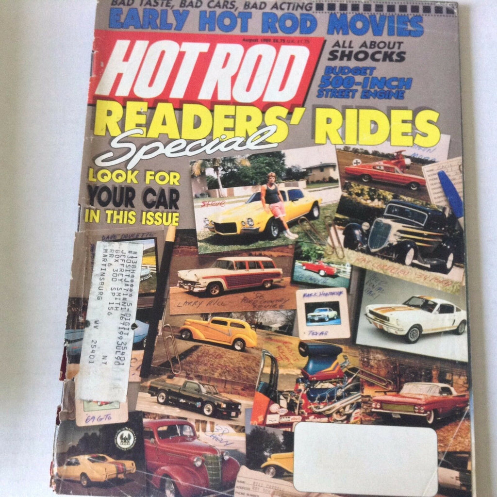 Hot Rod Magazine Readers' Rides Special August 1989 070117nonrh