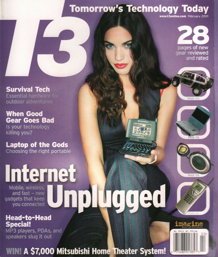 T3 UK Technology Magazine February 2001 Nokia Motorola Mitsubishi 013020AME