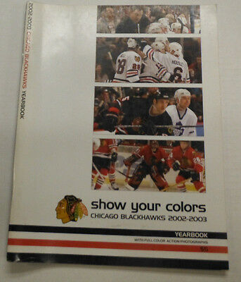 2002-2003 Chicago Blackhawks Magazine Yearbook 101714R2