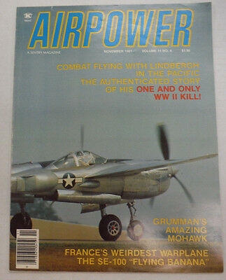 Airpower Magazine Lindbergh In The Pacific & Mohawk November 1981 050415R