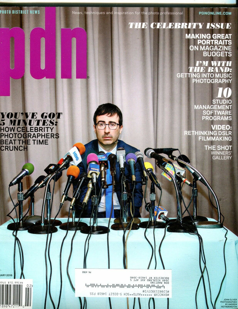 Photo District News Magazine February 2016 Celebrity Issue EX 050517nonjhe