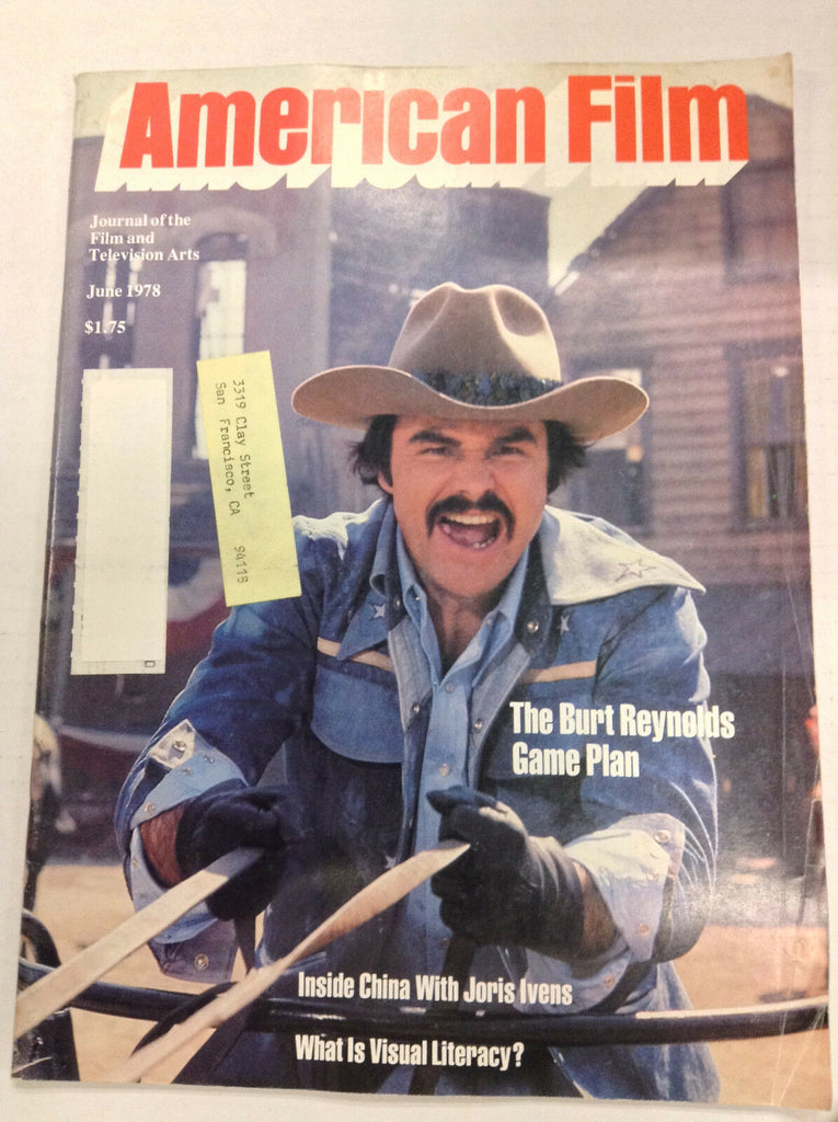 American Film Magazine Burt Reynolds Game Plan June 1978 040517nonr