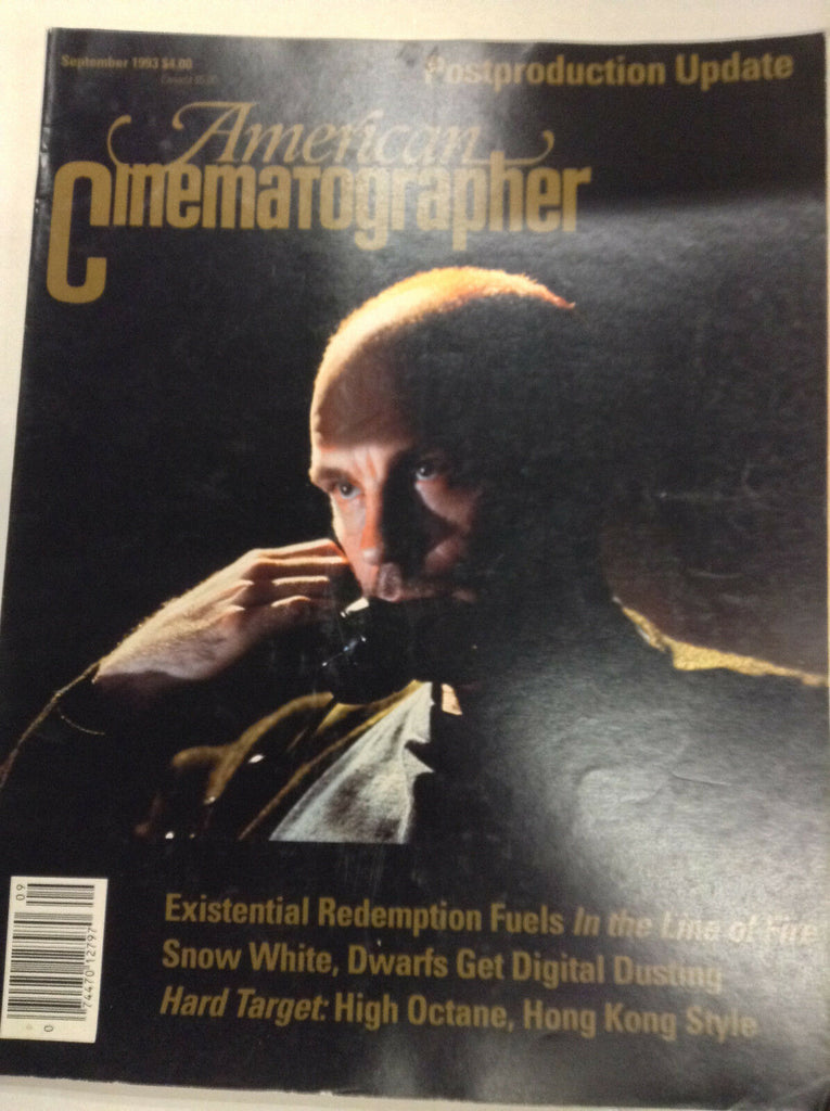American Cinematographer Magazine John Malkovich September 1993 040517nonr