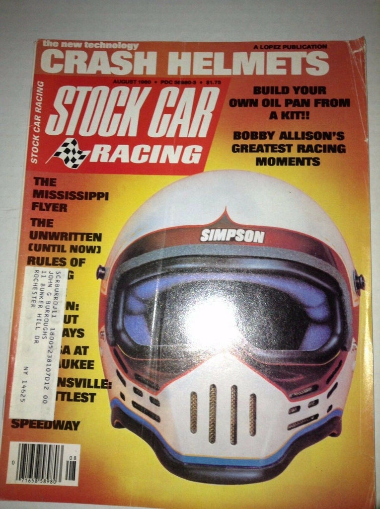 Stock Car Racing Magazine Bobby Allison Greatest Moments August 1980 040517NONRH