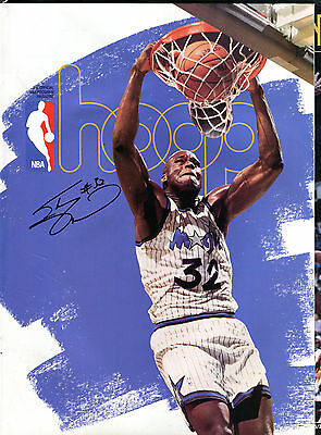 Hoop Official Souvenir Magazine Shaquille O'Neal Magic EX 010716jhe