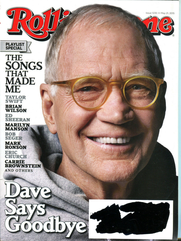 Rolling Stone Magazine May 21 2015 David Letterman EX 052016jhe