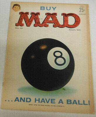 Mad Magazine Labels We Should've Seen September 1963 072214R