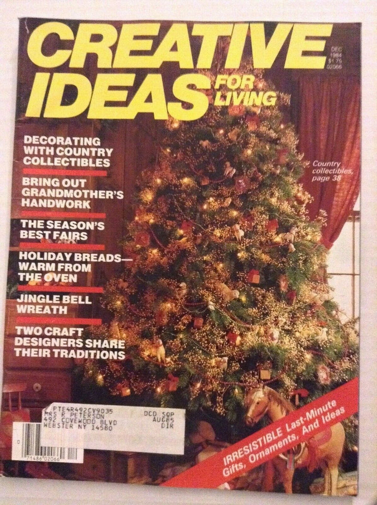 Creative Ideas For Living Mag Country Collectibles December 1984 092319nonrh