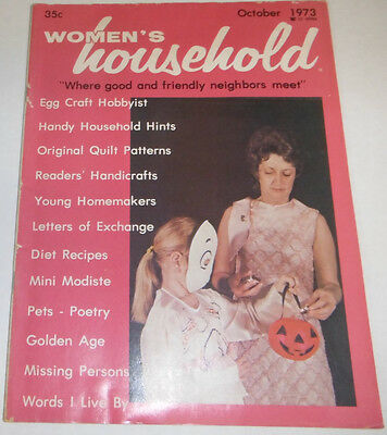 Women's Household Magazine Egg Craft Hobbyist October 1973 072014R
