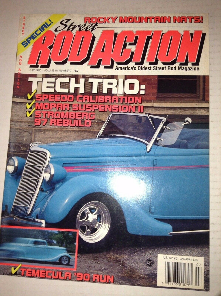 Rod Action Magazine Speedo Calibration Mopar Suspension July 1990 042017nonrh