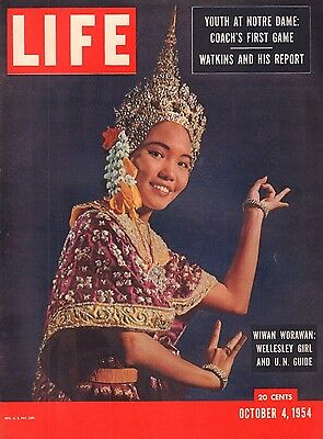 Life Magazine October 4 1954 Birthday Wiwan Worawan VG 051816DBE
