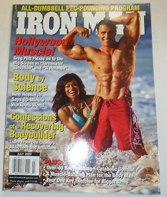 Iron Man Magazine Hollywood Muscle & Body By Science July 2009 110514R