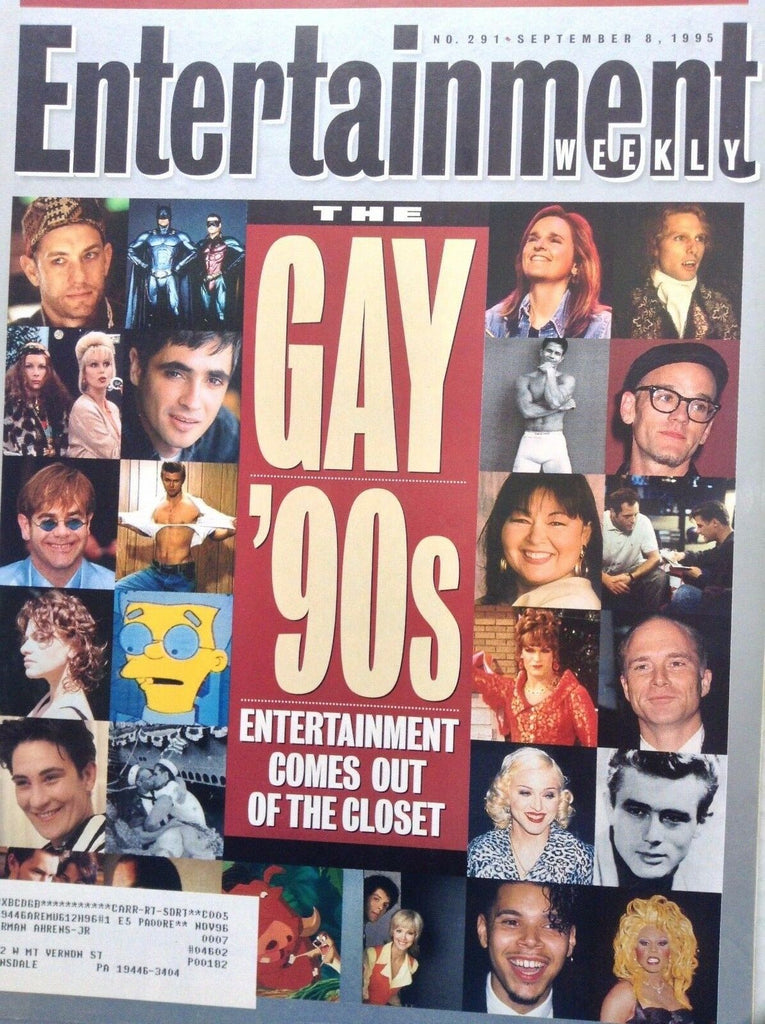 Entertainment Weekly Magazine Gay 90s September 8, 1995 091717nonrh