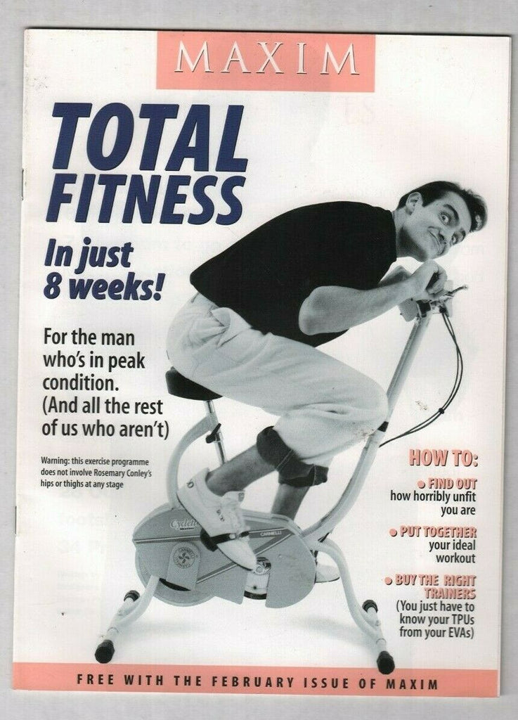 Maxim Mag Supplement Total Fitness In 8 Weeks February 2000s 030720nonr