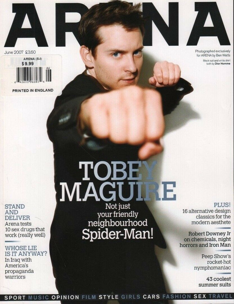 Arena Magazine June 2007 Toby Maguire Robert Downey Jr Ben Watts 062018DBF2