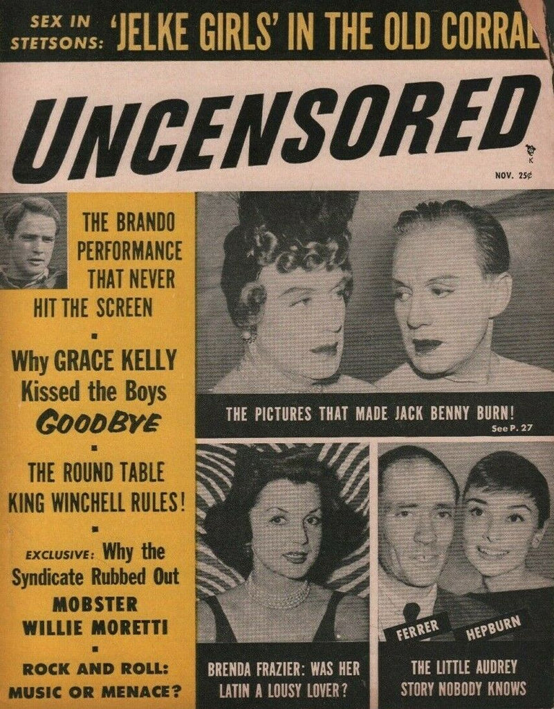 Uncensored November 1955 Jack benny Brenda Frazier Grace Kelly 070519DBE2