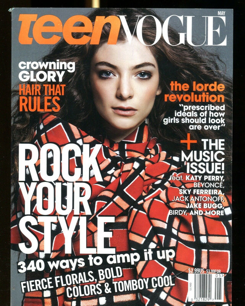 Teen Vogue Magazine May 2014 Lorde Ex No ML 122116jhe