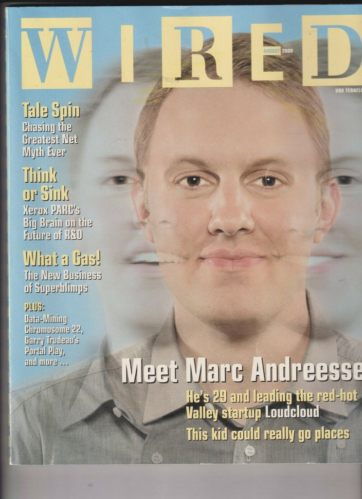 Wired Mag Marc Andreessen & Loudcloud Startup August 2000 120319nonr