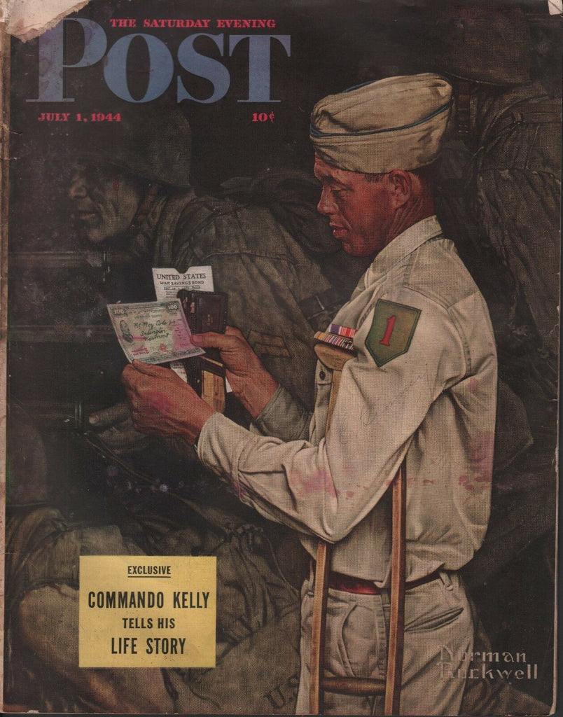 Saturday Evening Post July 1 1944 Norman Rockwell 062618DBE