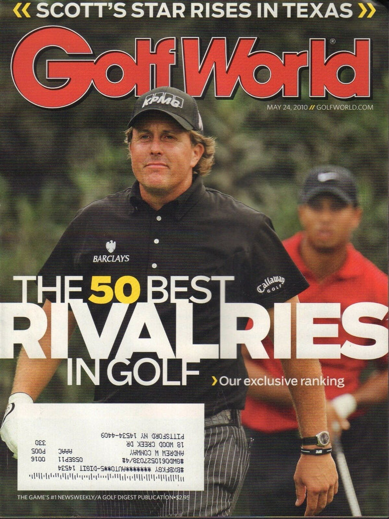 Golf World Magazine May 24 2010 Phil Mickelson Tiger Woods 072617nonjhe
